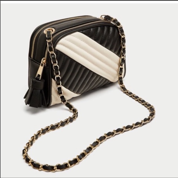 Zara Handbags - ZARA two toned crossbody bag